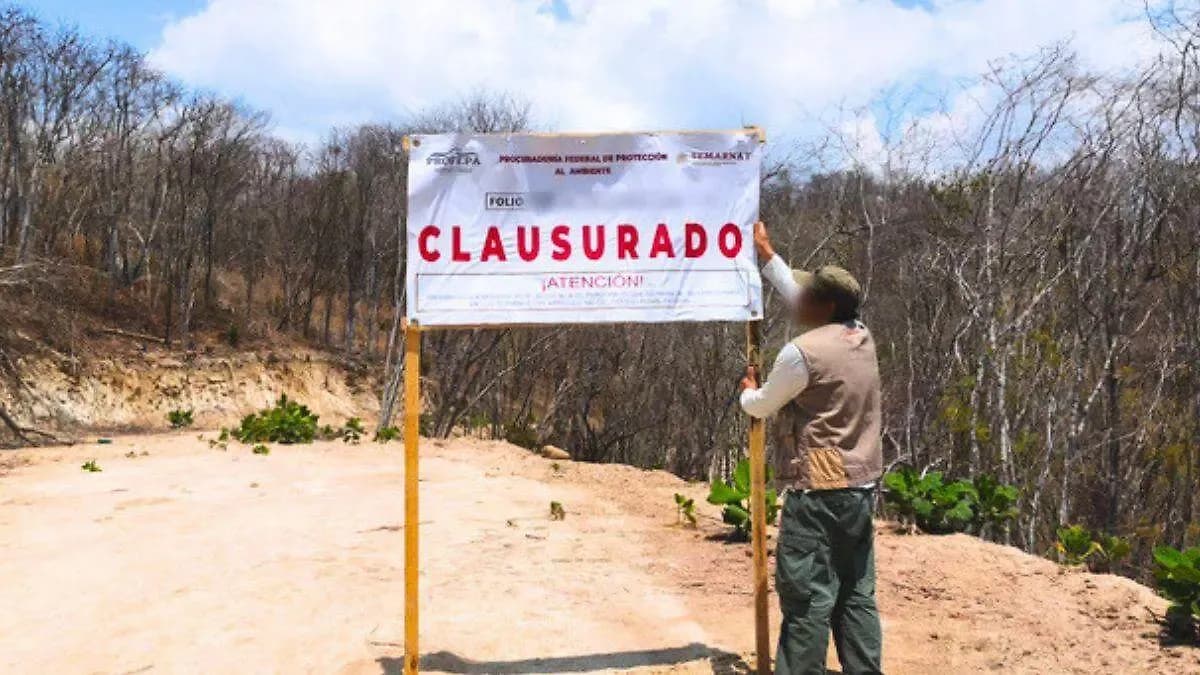 Profepa suspende obras ilegales en Parque Nacional Huatulco por impacto ambiental