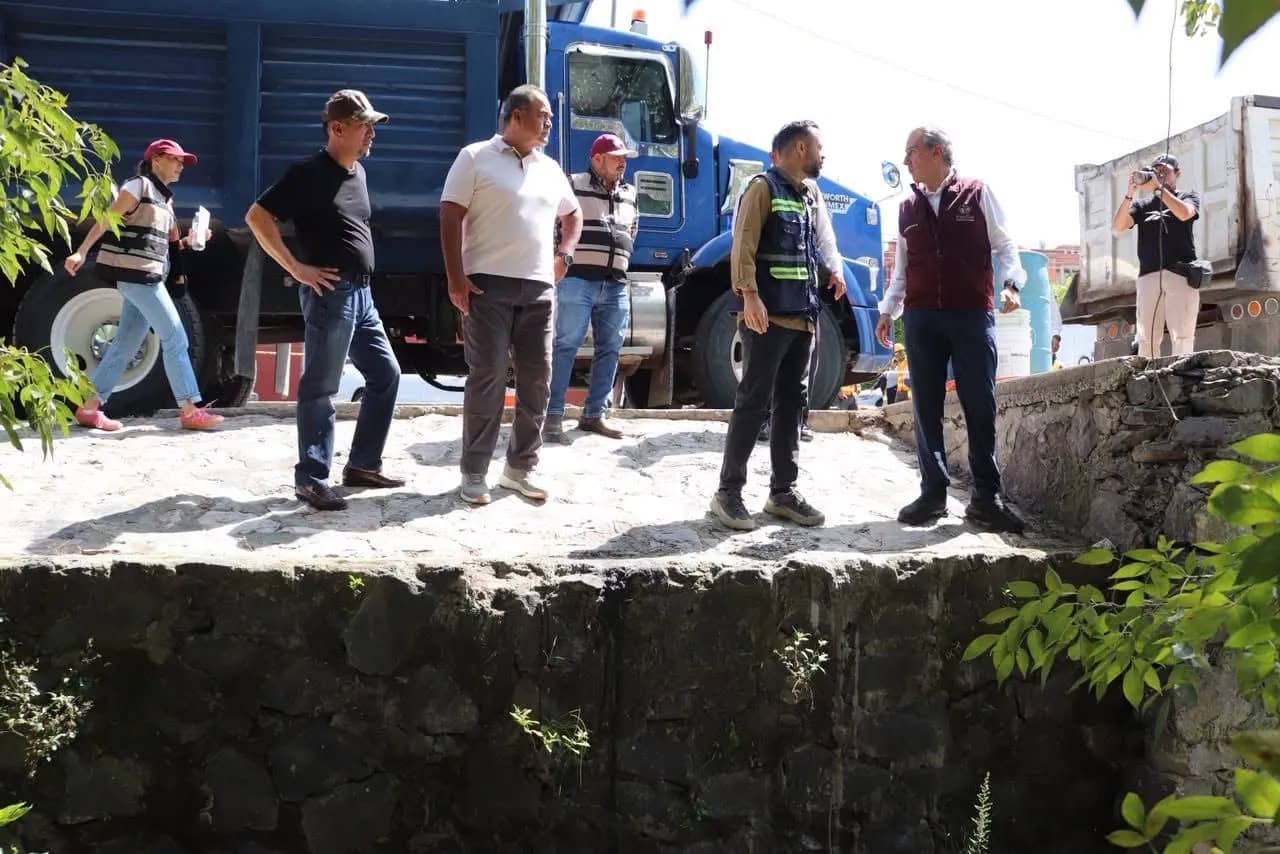 Ayuntamiento de Puebla construye nueva red pluvial en Agua Santa para más de 32 mil habitantes