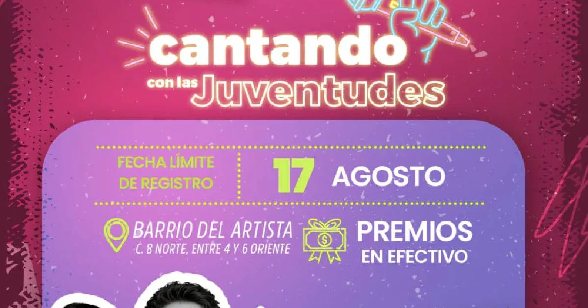 Ayuntamiento de Puebla convoca a jóvenes de 15 a 29 años a concurso de canto